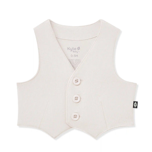 Tuxedo Vest in Oat