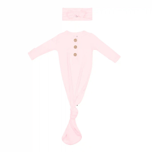 Knotted Day Gown with Bow Set in Sakura