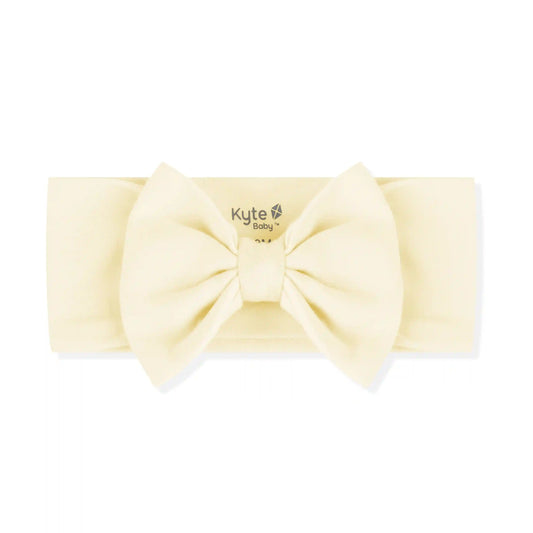 Bow Headband in Chamomile
