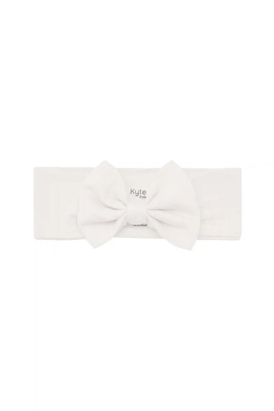 Bow Headband in Oat