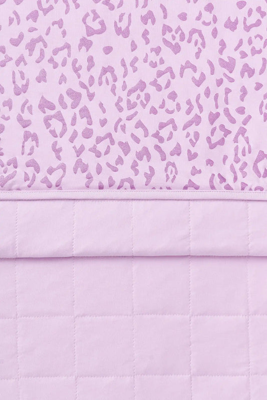 Youth Blanket in Thistle Leopard 2.5