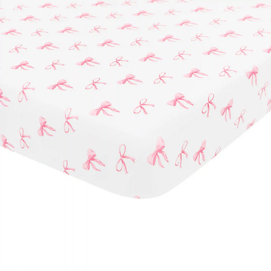 Mini Crib Sheet in Bow