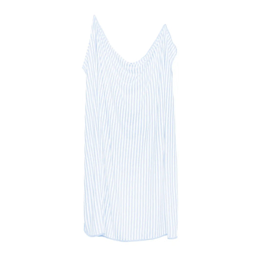 Swaddle Blanket in Small Mist Stripe
