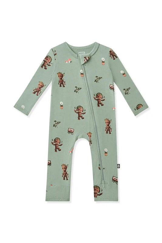 Zippered Romper in Groot