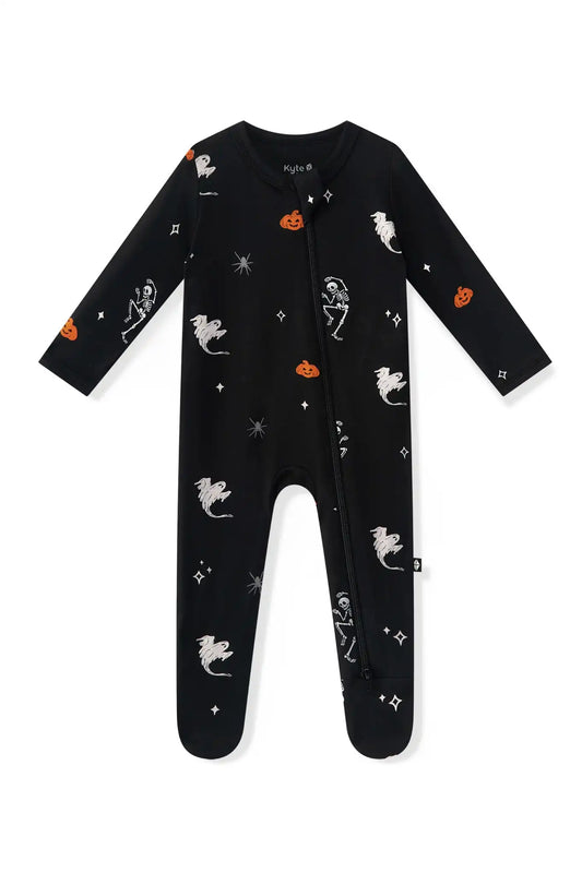 Zippered Footie in Halloween Friends