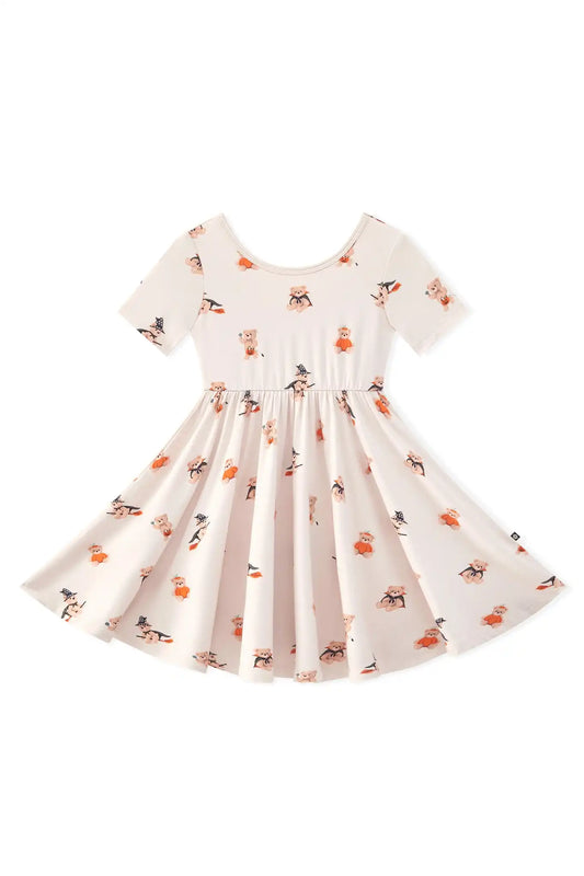 Twirl Dress in Halloween Teddy