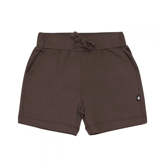 Drawstring Short in Espresso