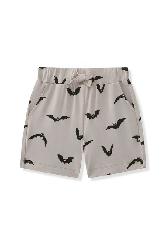 Drawstring Short in Bats