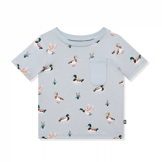 Toddler Crew Neck Tee in Mallard Duck