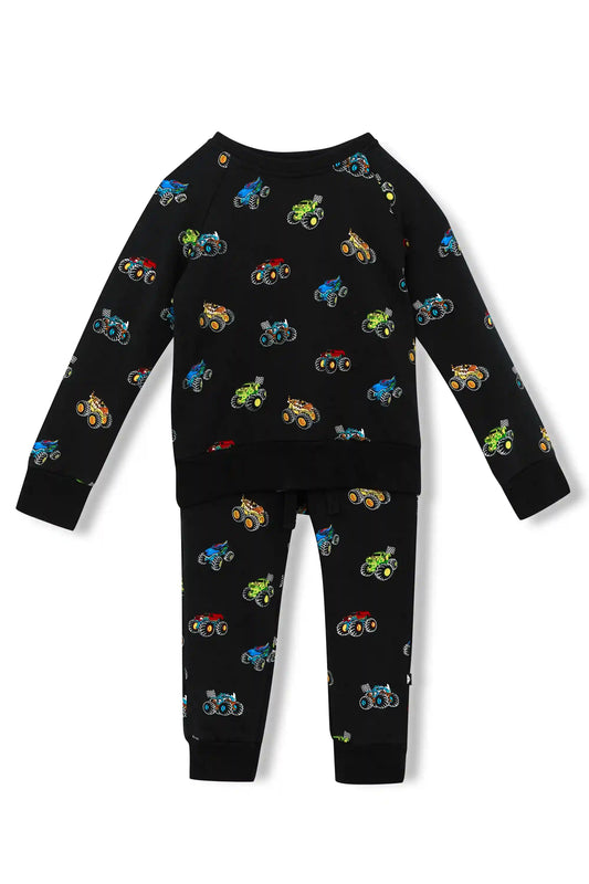 Long Sleeve Jogger Set in Monster Truck