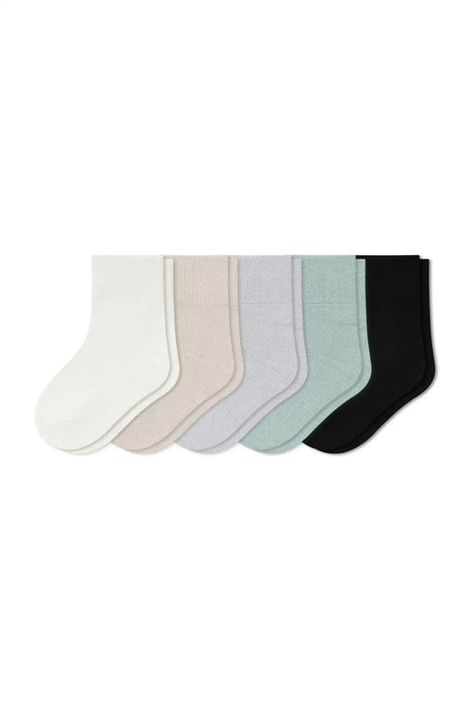 Quarter Socks Combo 5-Pack in Neutral