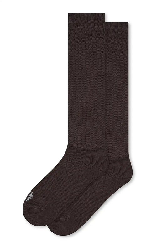 Adult Scrunch Socks in Espresso