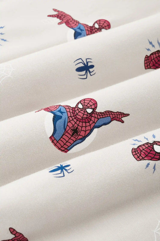 Zippered Footie in Spider-Man