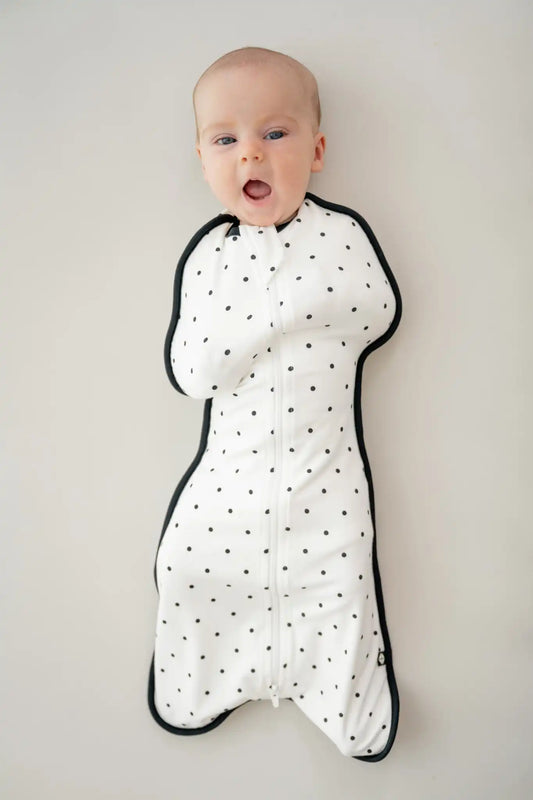 Swaddle Bag in Midnight Polka Dot 0.5