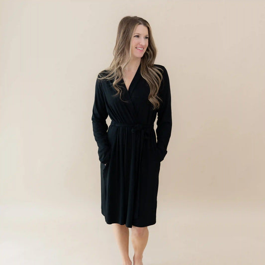 Women’s Lounge Robe in Midnight