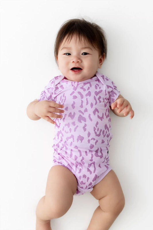 Bodysuit in Thistle Leopard