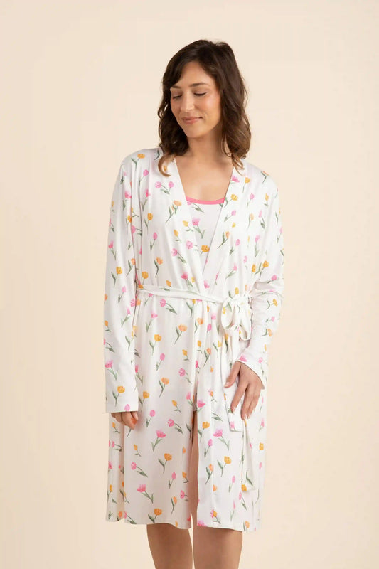 Women's Lounge Robe in Tulip