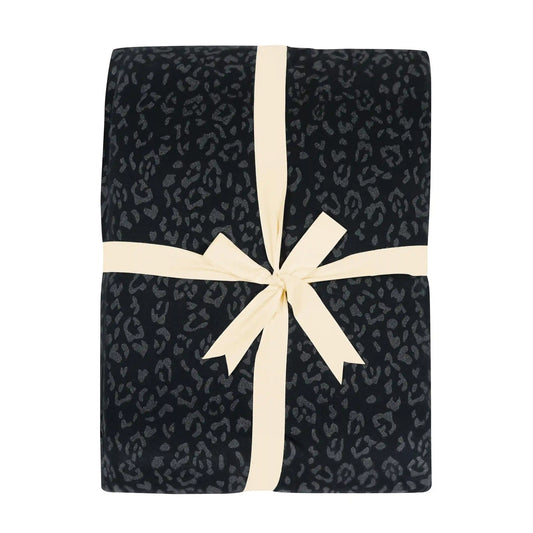 Adult Quilted Blanket in Midnight Leopard 2.5