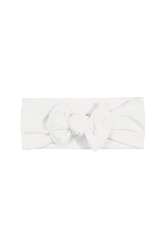 Knotted Bow Headband in Cloud