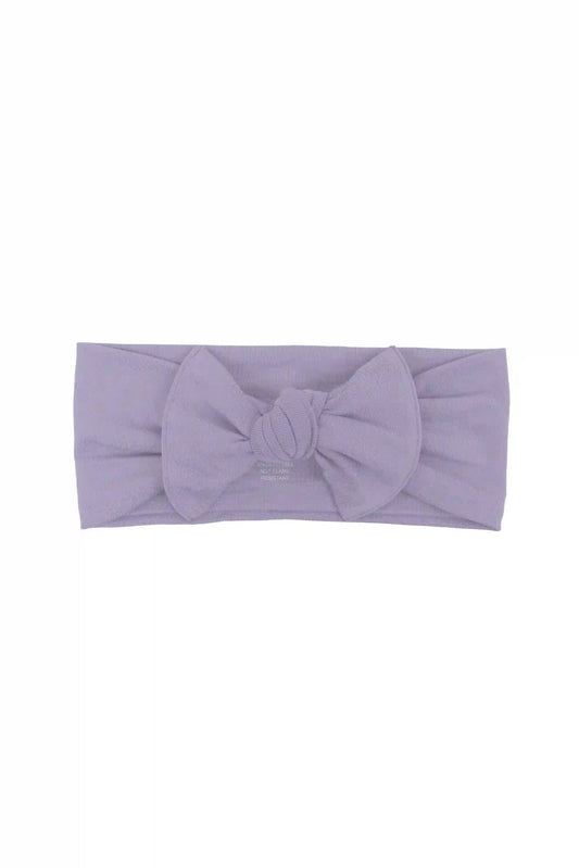 Knotted Bow Headband in Taro