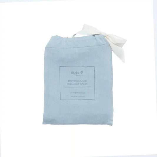 Oval Bassinet Sheet in Fog