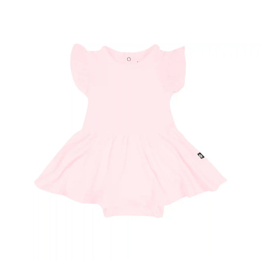 Twirl Bodysuit Dress in Sakura