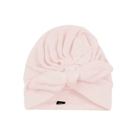 Ribbed Headwrap in Blush
