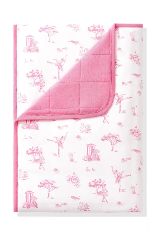 Toddler Blanket in Toile Ballet 1.0