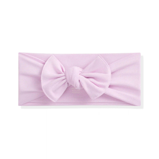 Knotted Bow Headband in Thistle