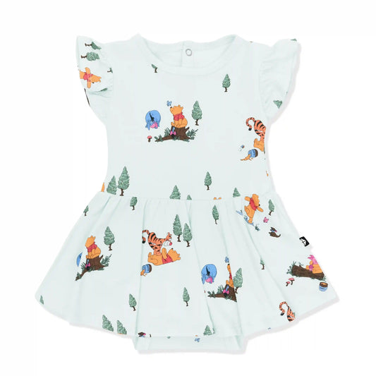Twirl Bodysuit Dress in Winnie the Pooh Hundred Acre Wood
