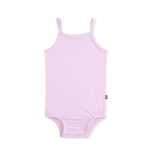 Spaghetti Strap Leotard in Thistle