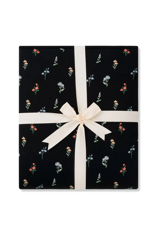 Adult Quilted Blanket in Midnight Wildflower 2.5