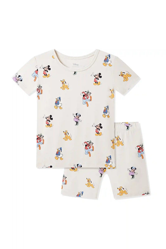 Short Sleeve Pajamas in Mickey Mouse & Friends