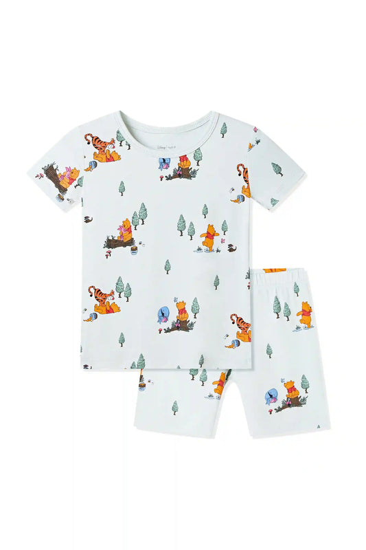 Short Sleeve Pajamas in Winnie the Pooh Hundred Acre Wood