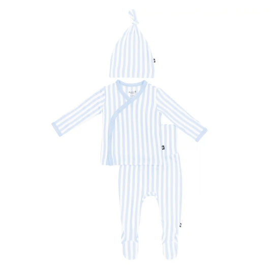 Take Me Home Set with Cap in Small Mist Stripe