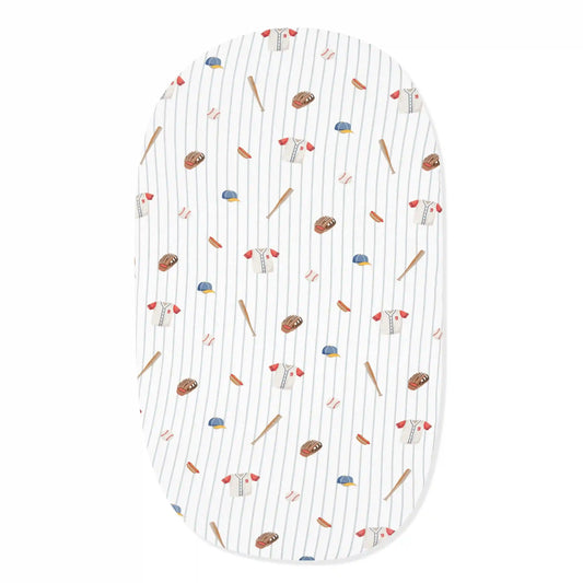 Oval Bassinet Sheet in Home Run
