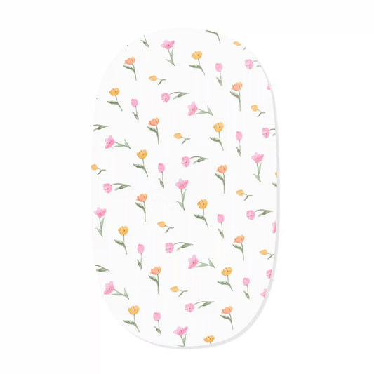 Oval Bassinet Sheet in Tulip