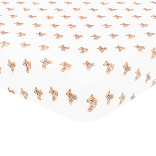 Mini Crib Sheet in Teddy Bear