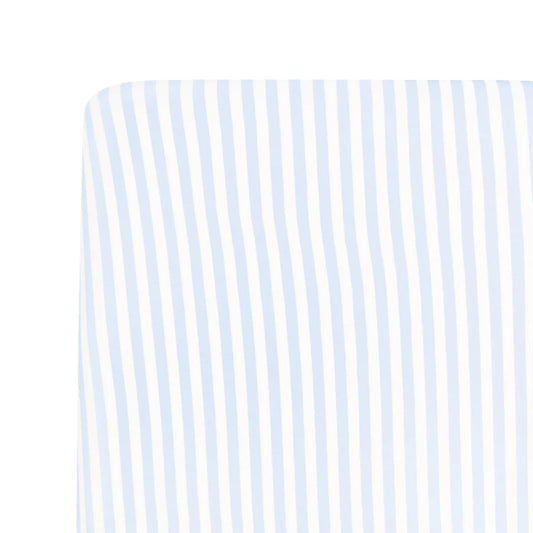 Mini Crib Sheet in Small Mist Stripe
