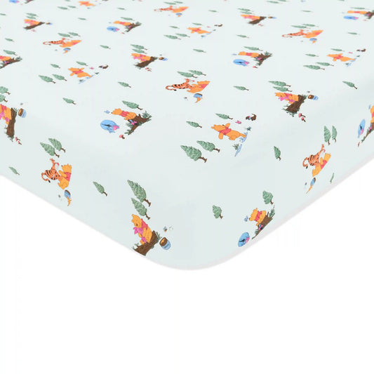 Crib Sheet in Winnie the Pooh Hundred Acre Wood