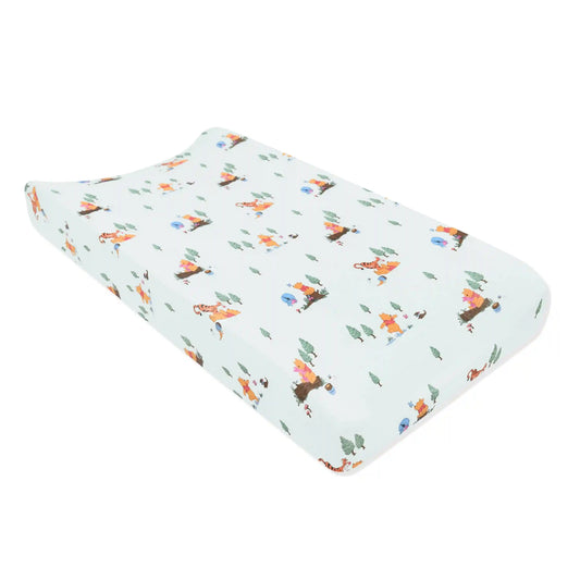 Change Pad Cover in Winnie the Pooh Hundred Acre Wood