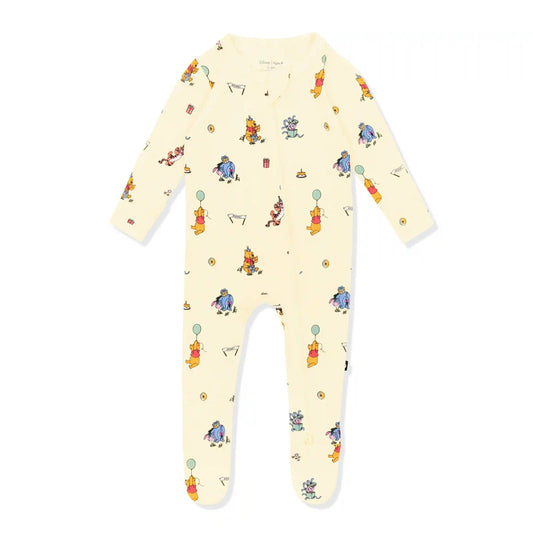 Zippered Footie in Winnie the Pooh Celebration
