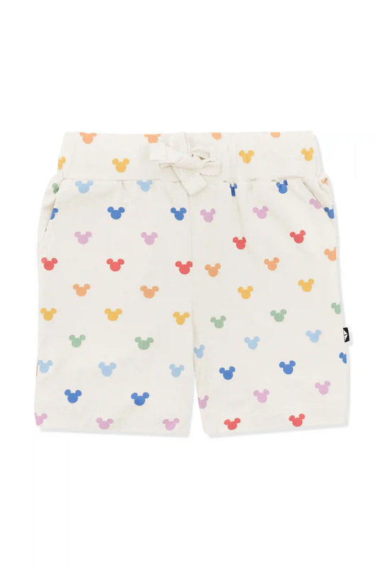 Drawstring Short in Pastel Mickey Mouse