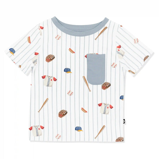 Toddler Crew Neck Tee in Home Run