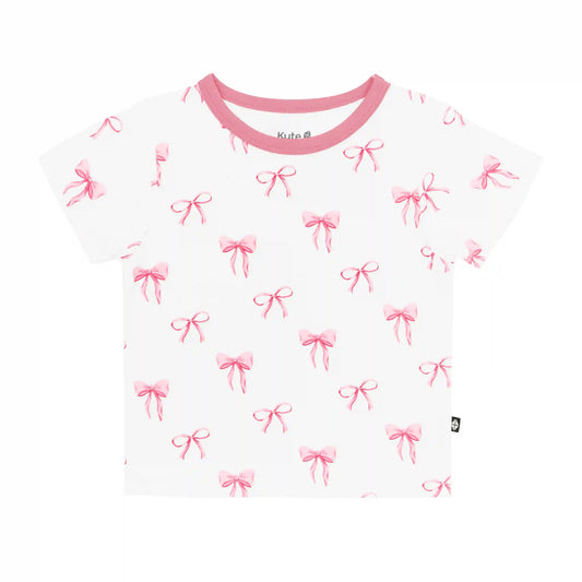 Toddler Basic Tee in Bow