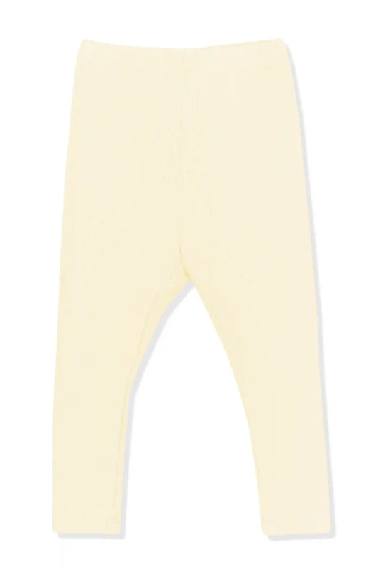 Ribbed Leggings in Chamomile