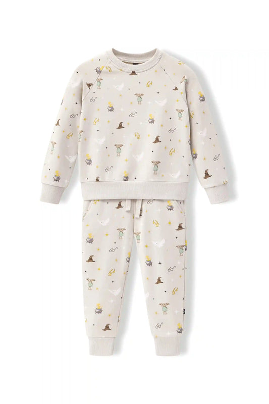 Long Sleeve Jogger Set in Starry Icon
