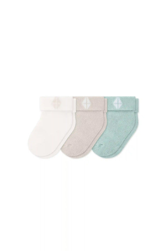 Baby 3-Pack Socks in Neutral
