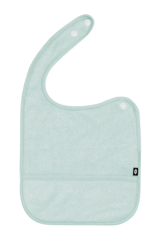 Terry Pocket Bib in Sage