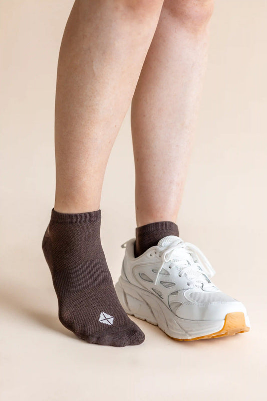Women's Ankle Socks 3-Pack in Cafe